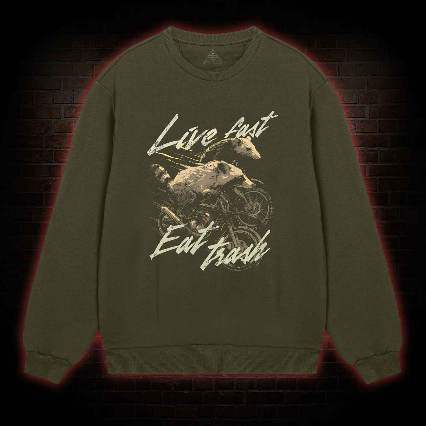 Live Fast Eat Trash Sweatshirt