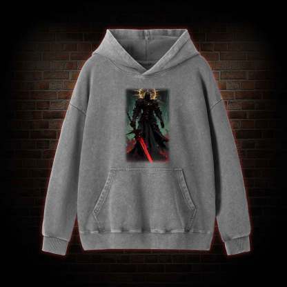 Dark Knight With Light Washed Hoodie