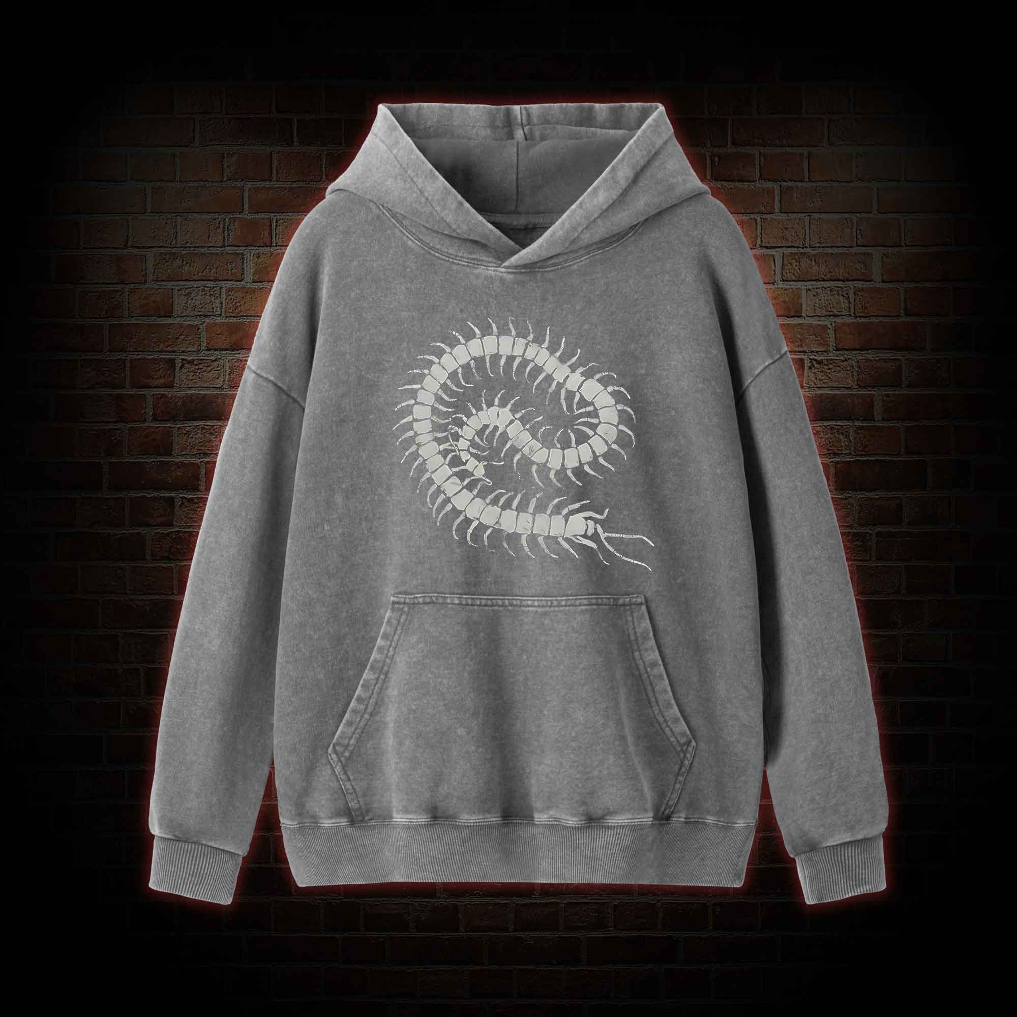 Centipede Washed Hoodie