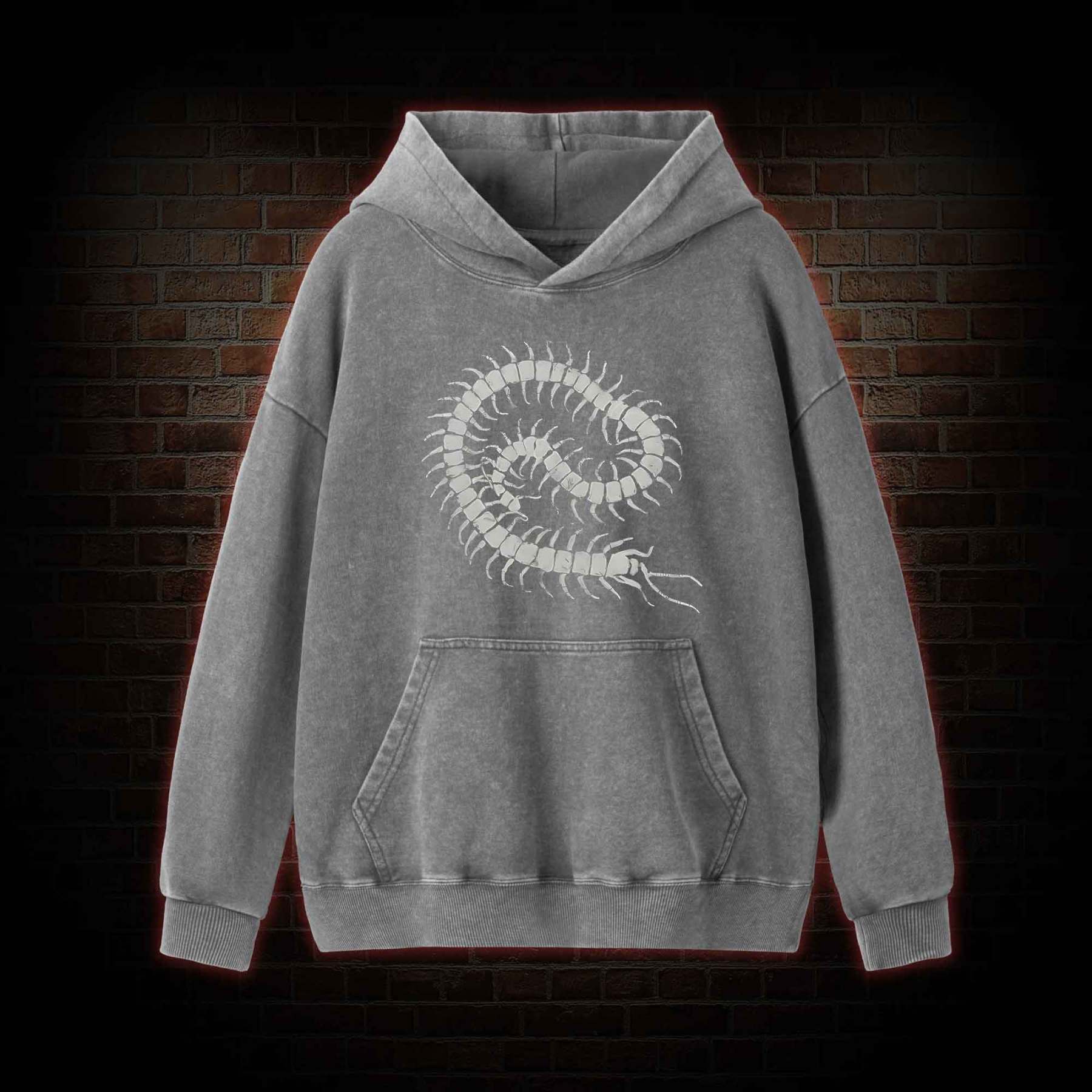Centipede Washed Hoodie