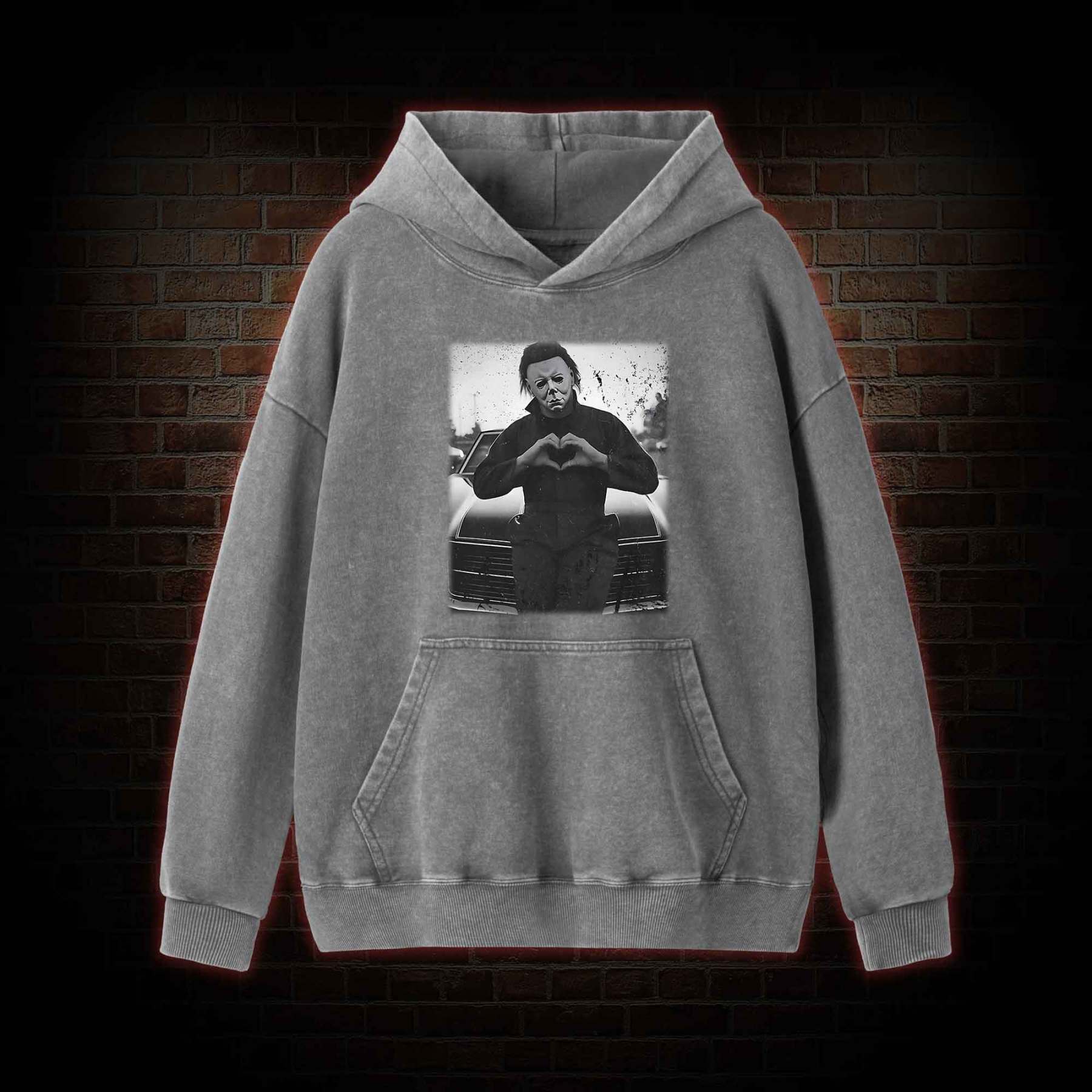 You can't Kill the Boogeyman! Washed Hoodie