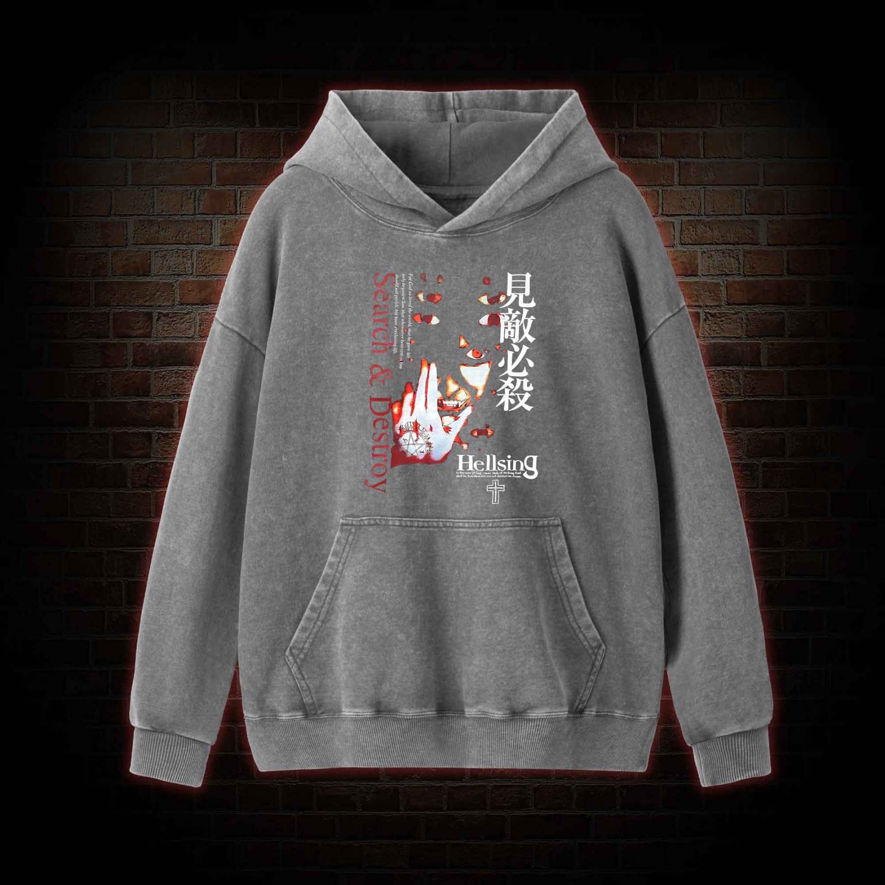 Search&Destroy Washed Hoodie
