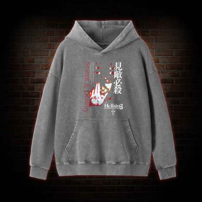 Search&Destroy Washed Hoodie