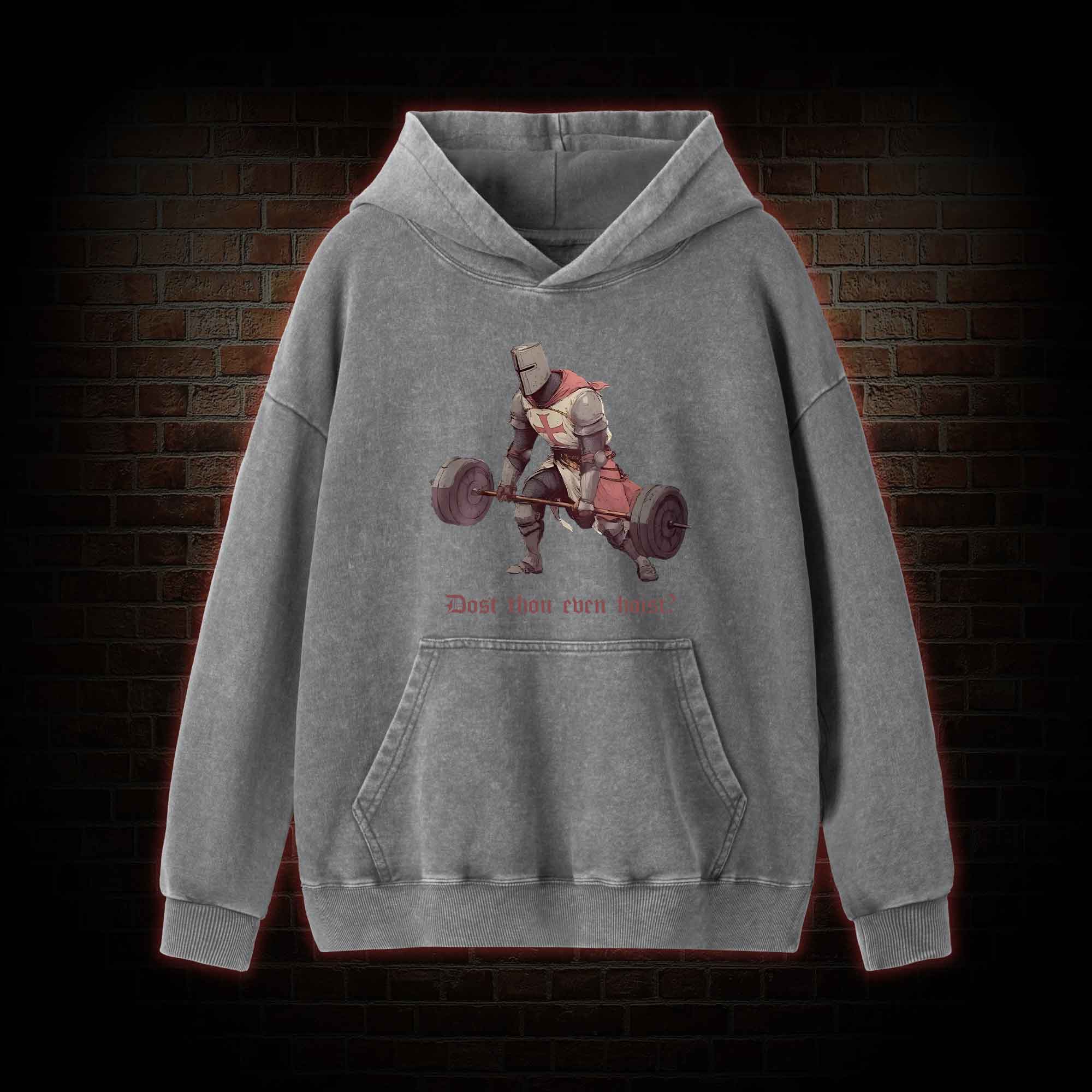 Lifting Knight Washed Hoodie