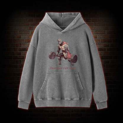 Lifting Knight Washed Hoodie