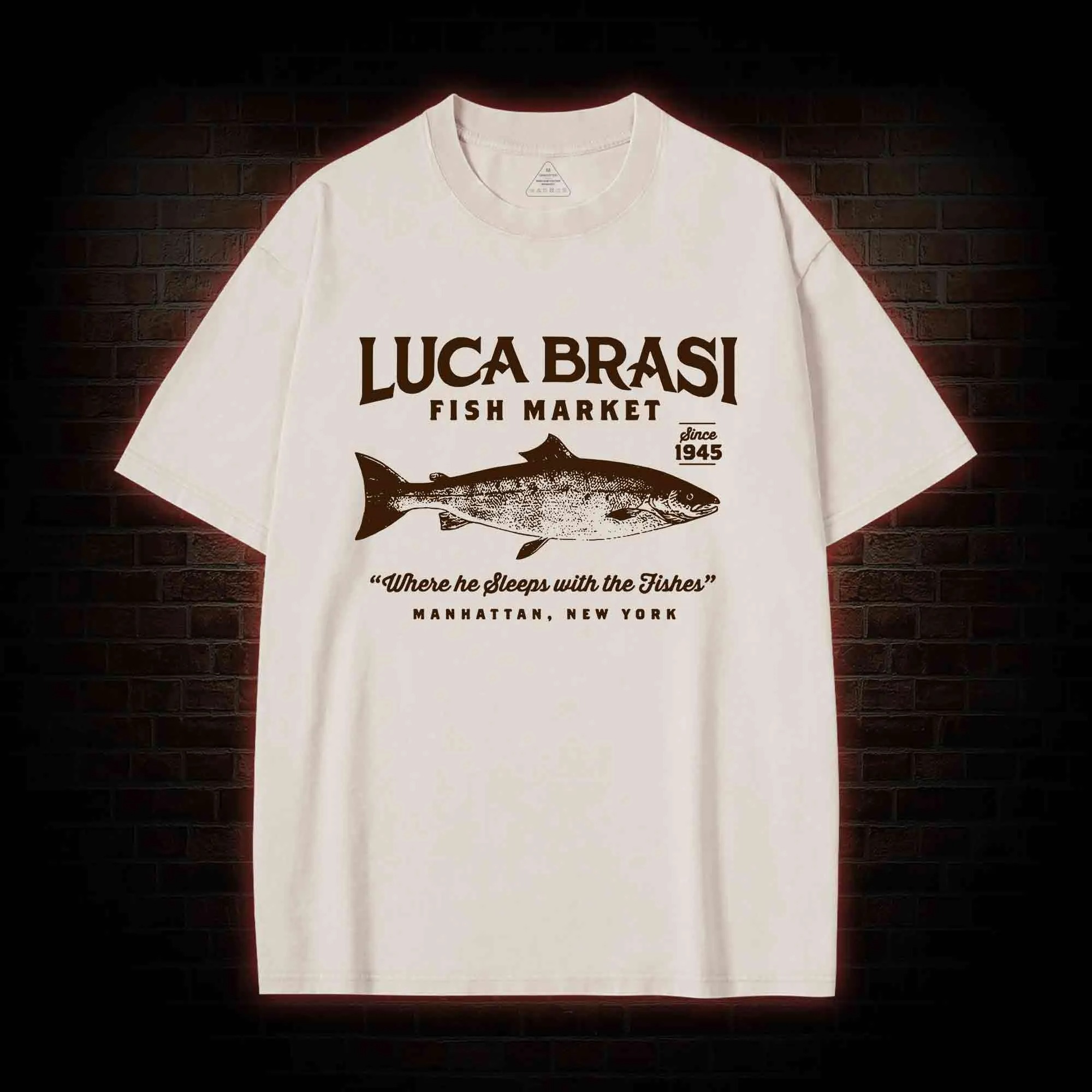 Luca Brasi Fish Market Washed T-shirt