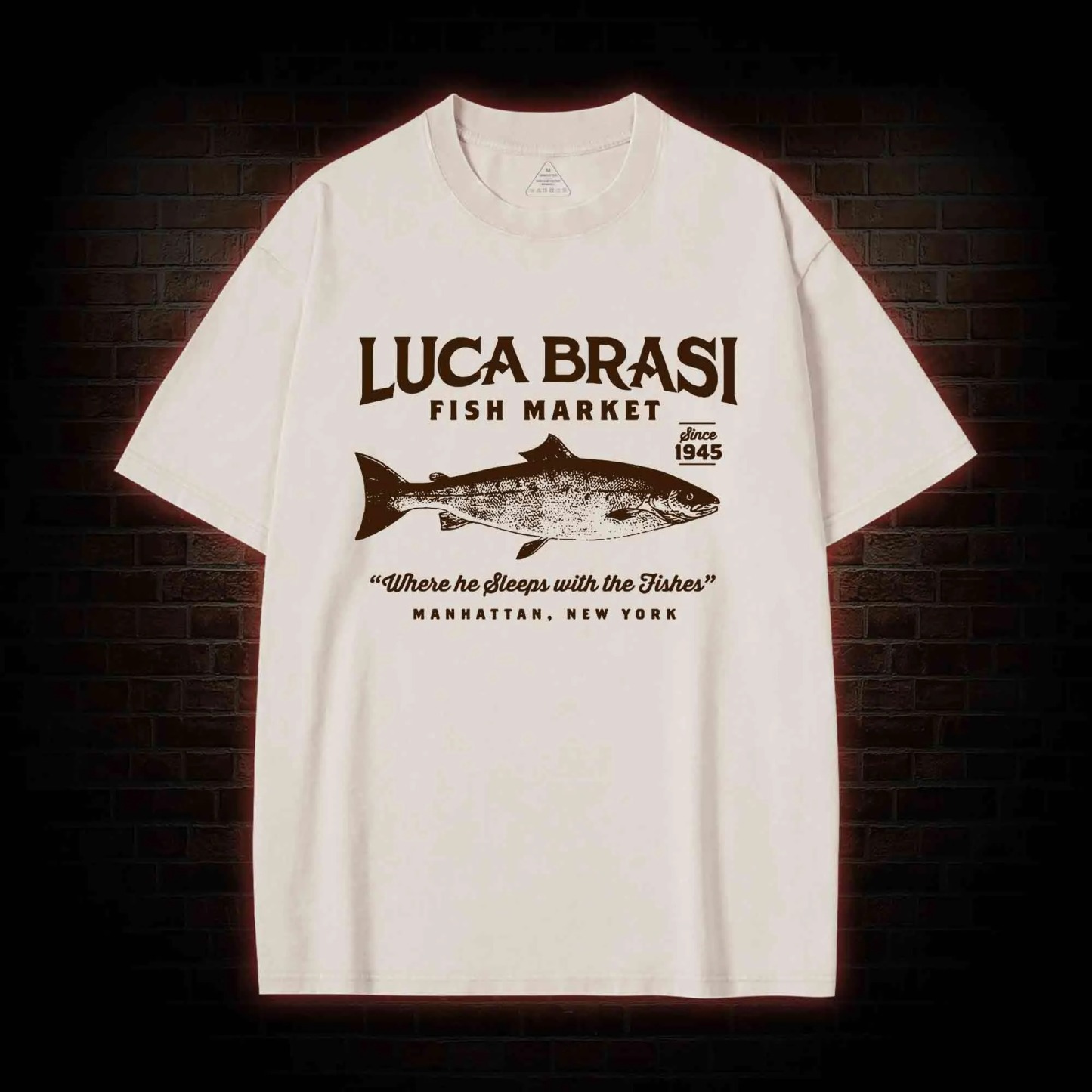 Luca Brasi Fish Market Washed T-shirt