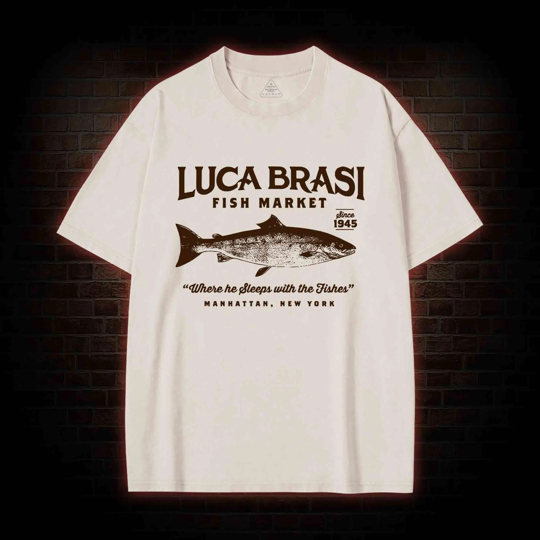 Luca Brasi Fish Market Washed T-shirt