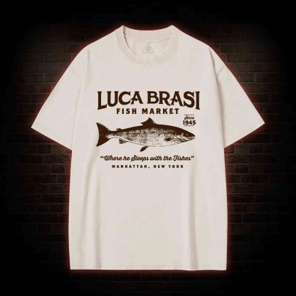 Luca Brasi Fish Market Washed T-shirt
