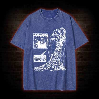 Don't Shake Hands With the Devil Washed T-shirt