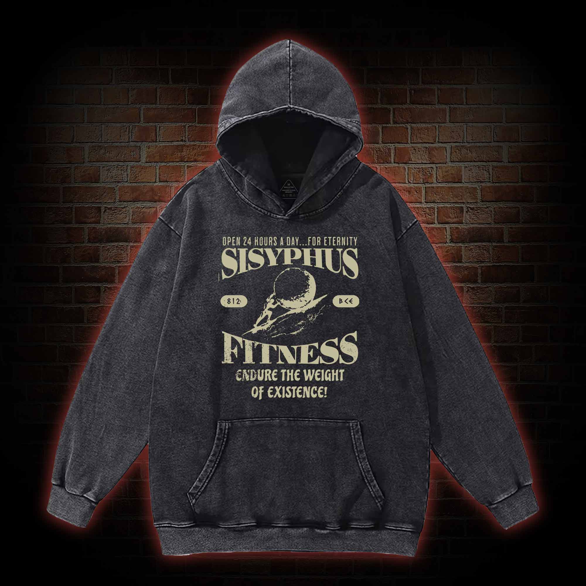 Sisyphus Fitness Washed Hoodie