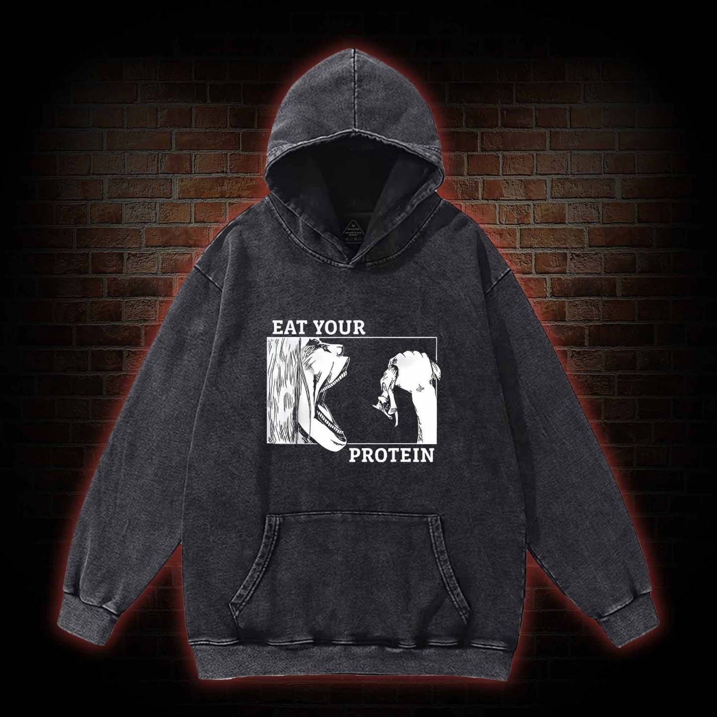 Eat Your Protein Washed Hoodie