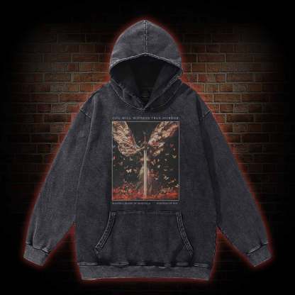 Goddess of Rot Washed Hoodie