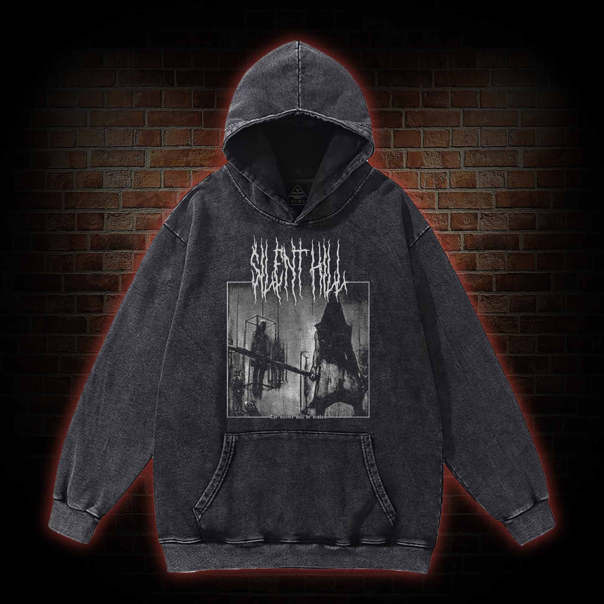 Pyramid Head Washed Hoodie
