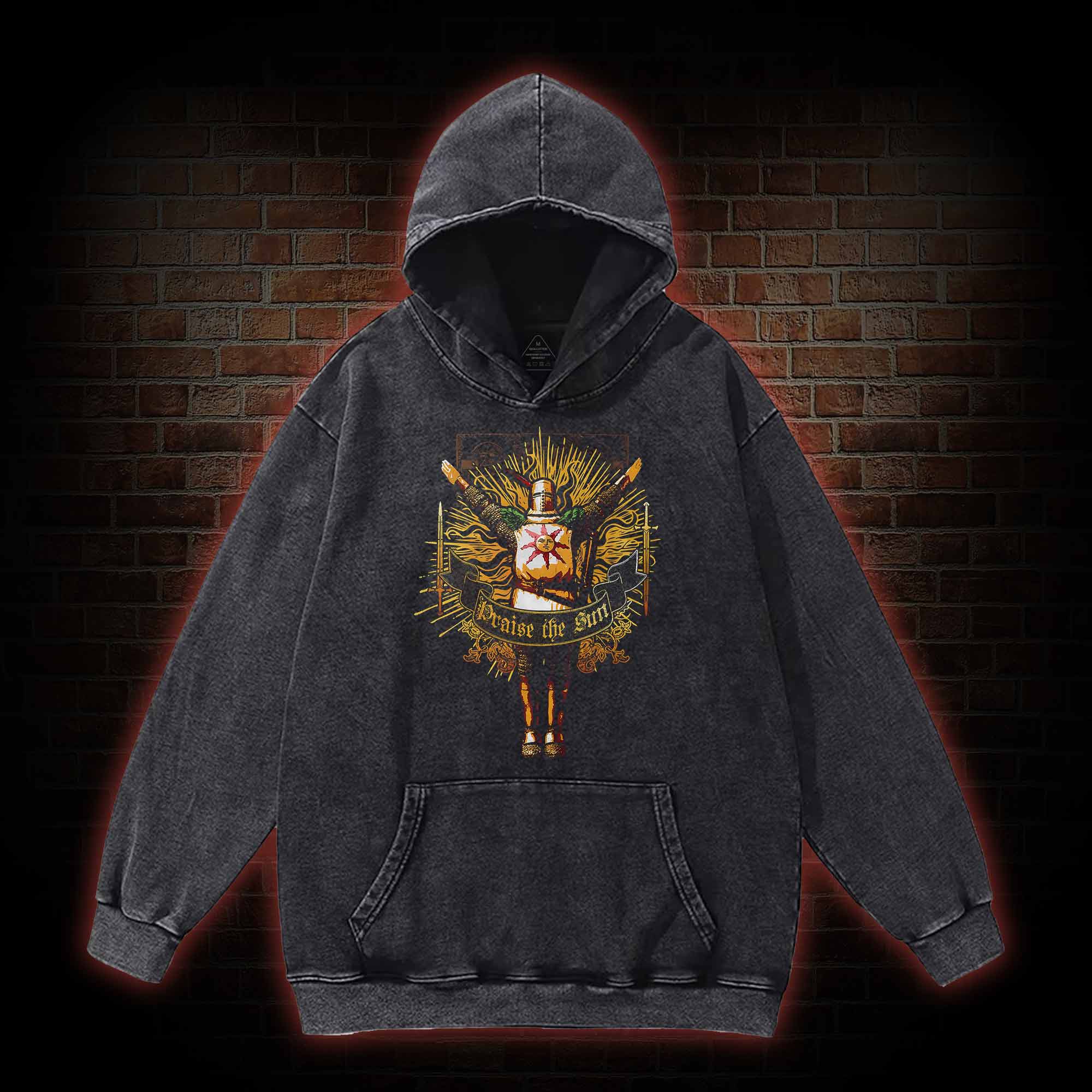 Praise the Sun Washed Hoodie
