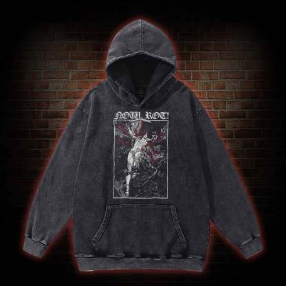 Now Rot Washed Hoodie