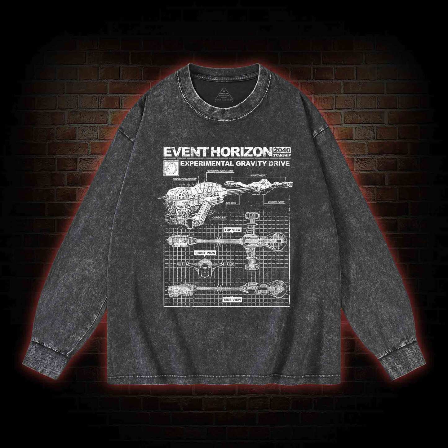 Save Yourself From Hell Washed Long-Sleeve T-shirt