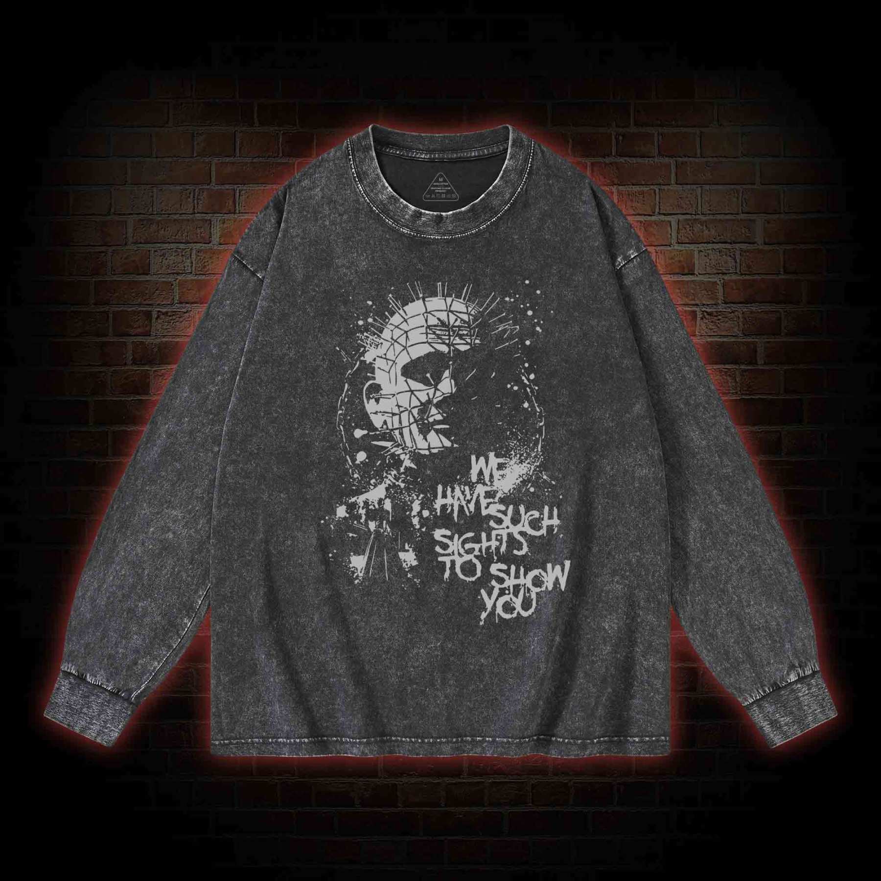 We Have Such Sights to Show You Washed Long-Sleeve T-shirt