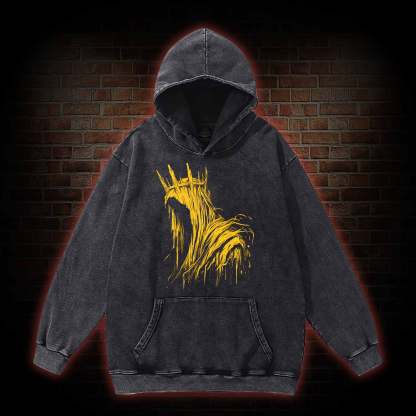 The King in Yellow Cthulhu Washed Hoodie