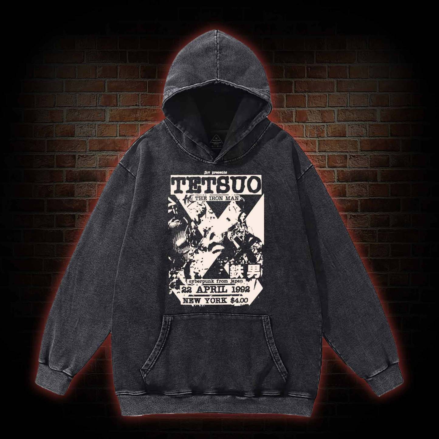 Mutate The Whole World into Metal Washed Hoodie