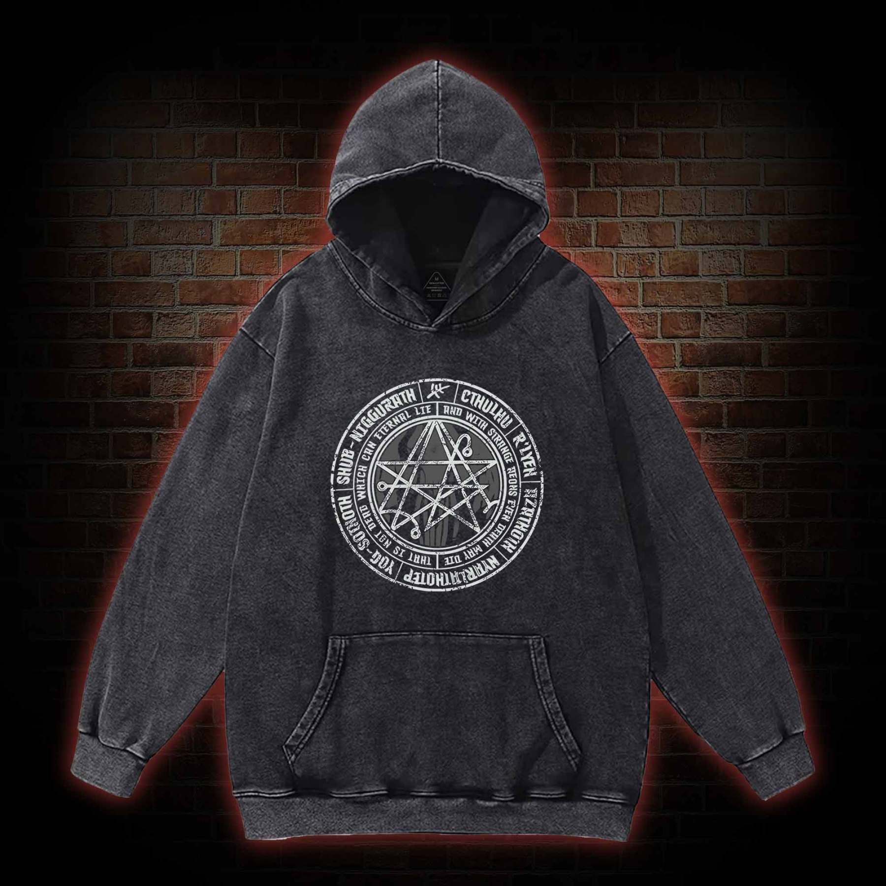 Cthulhu Gateway Sigi Washed Hoodie