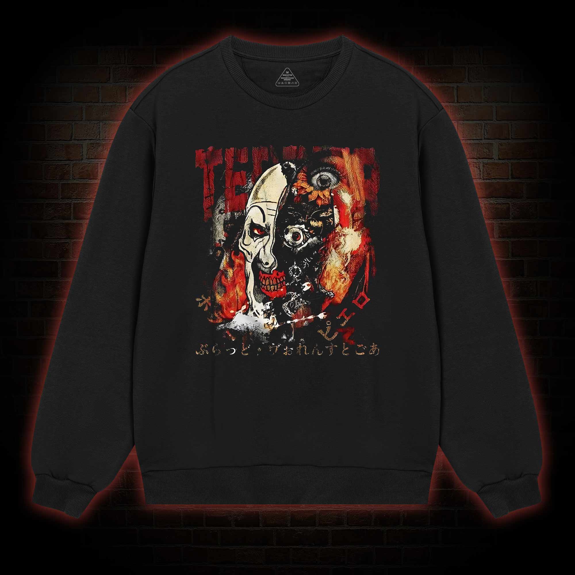 Crazy Clown Horror Sweatshirt