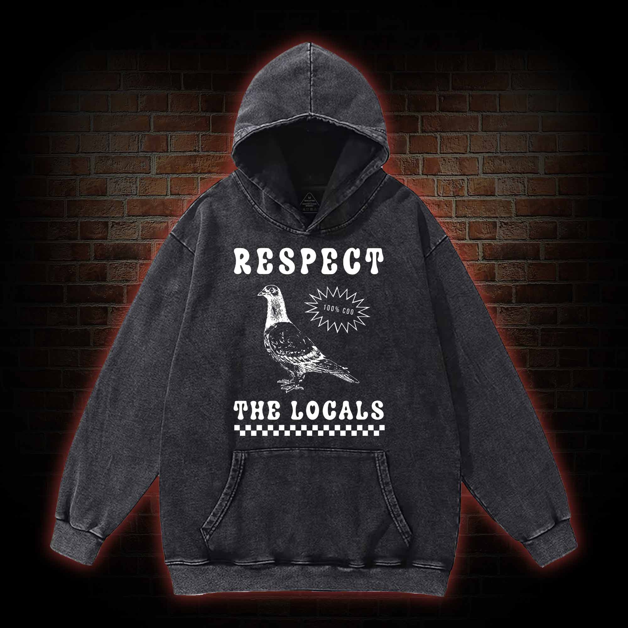 Respect the Locals Washed Hoodie