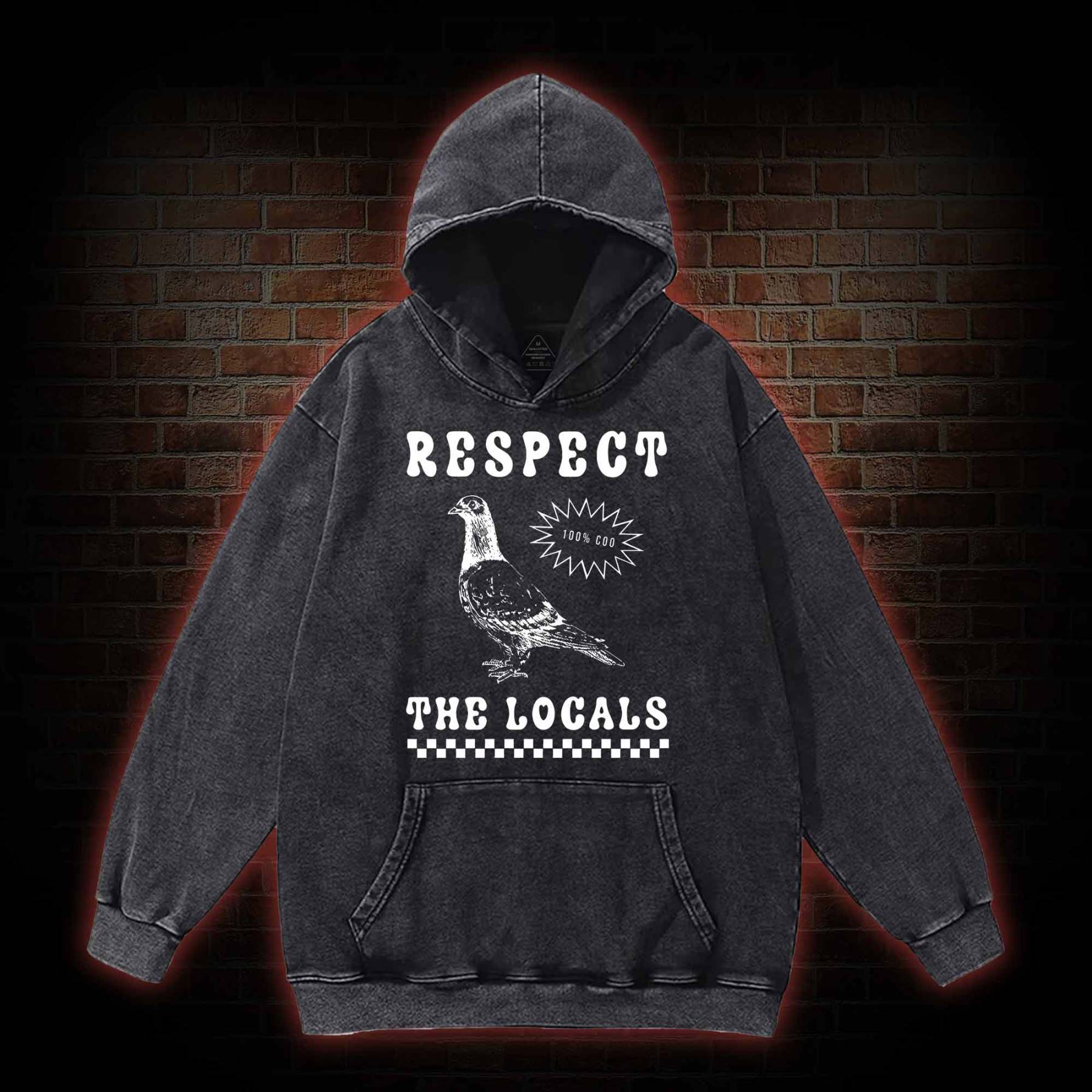 Respect the Locals Washed Hoodie
