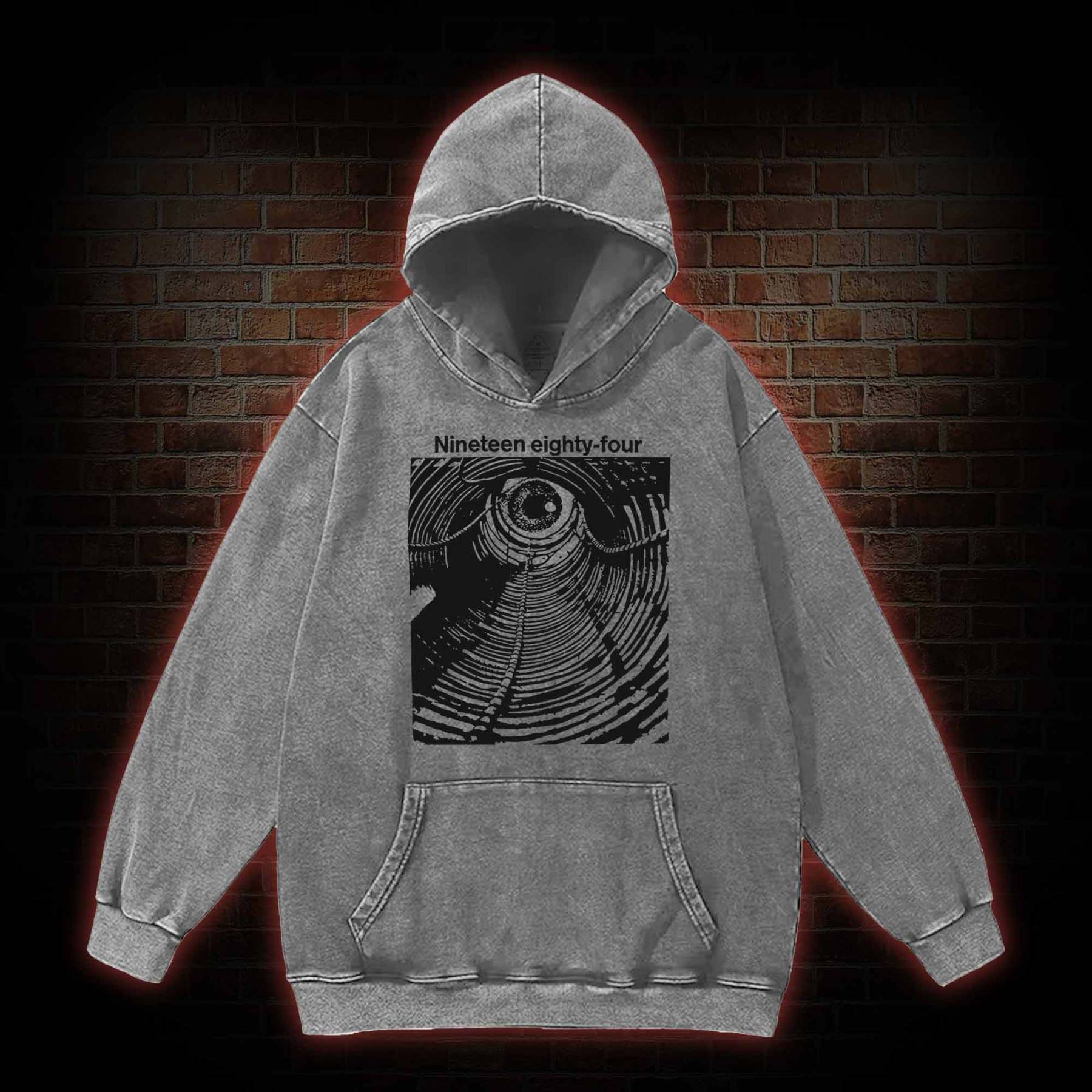 Nineteen Eighty-four Washed Hoodie