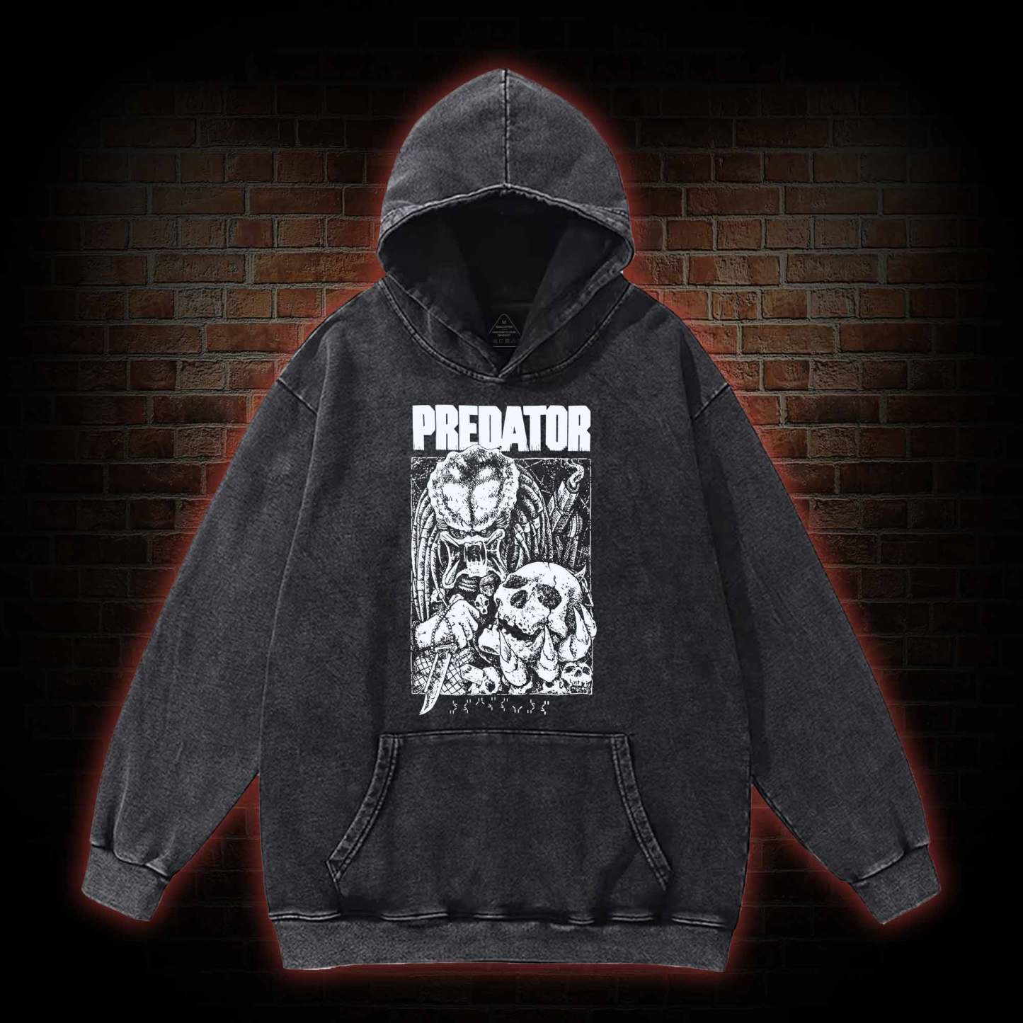 Skull Hunter Washed Hoodie