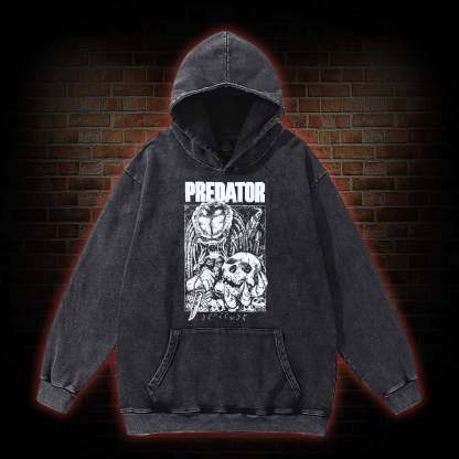 Skull Hunter Washed Hoodie