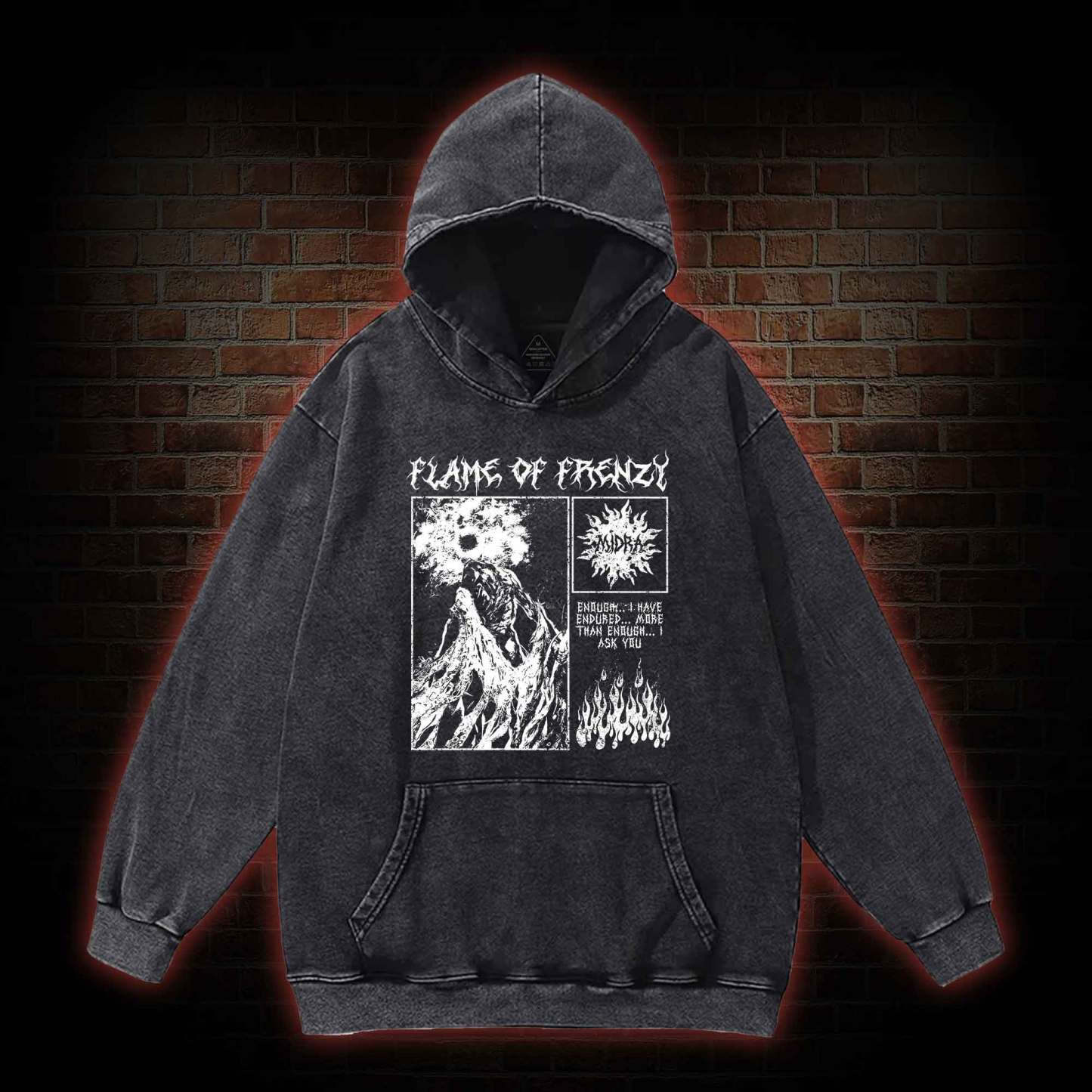 I Ask You Forgive Me Washed Hoodie