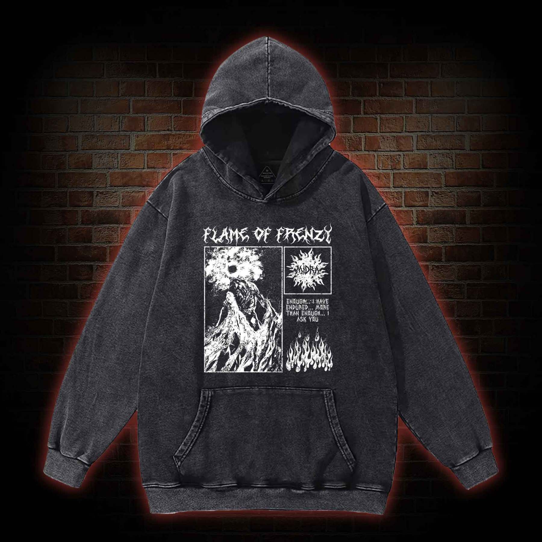 I Ask You Forgive Me Washed Hoodie