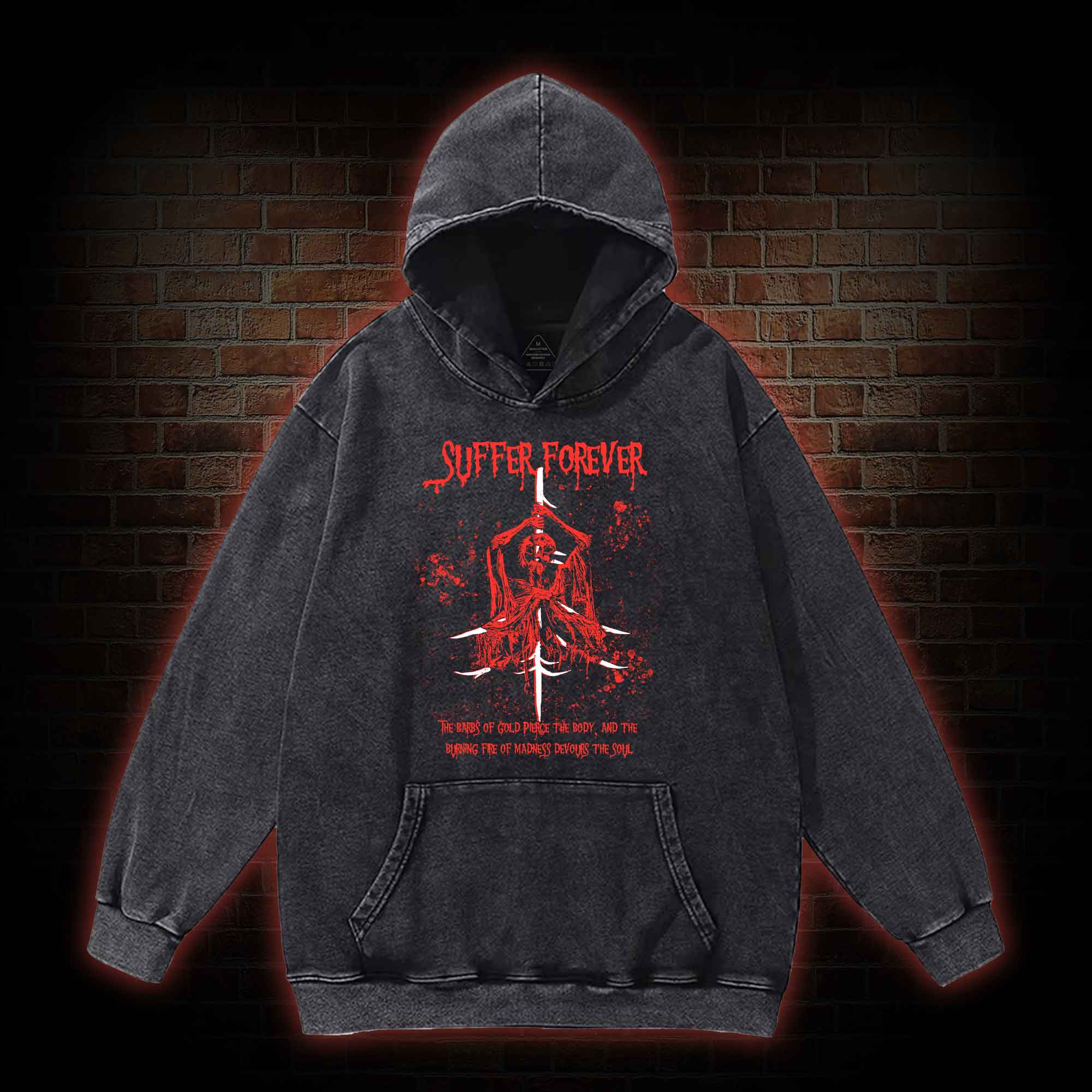 Endured More Than Enough Washed Hoodie