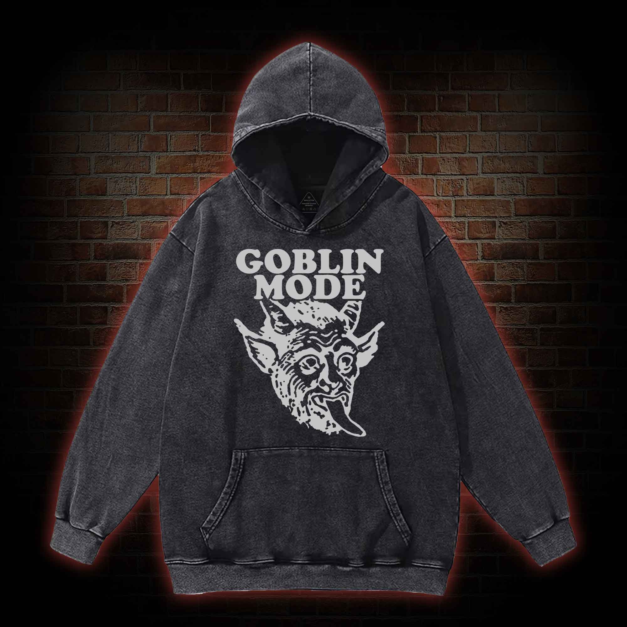 Goblin Mode Washed Hoodie