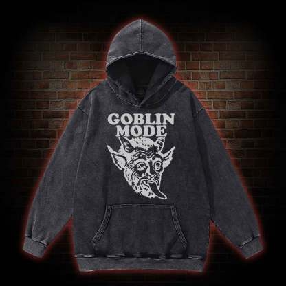 Goblin Mode Washed Hoodie