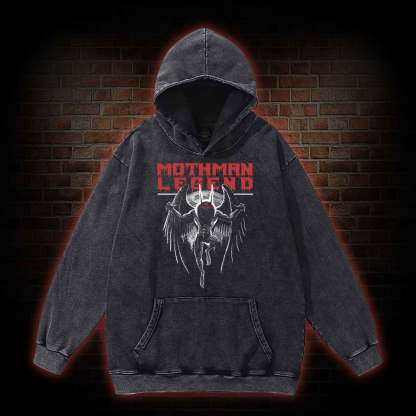 Mothman Legend Washed Hoodie