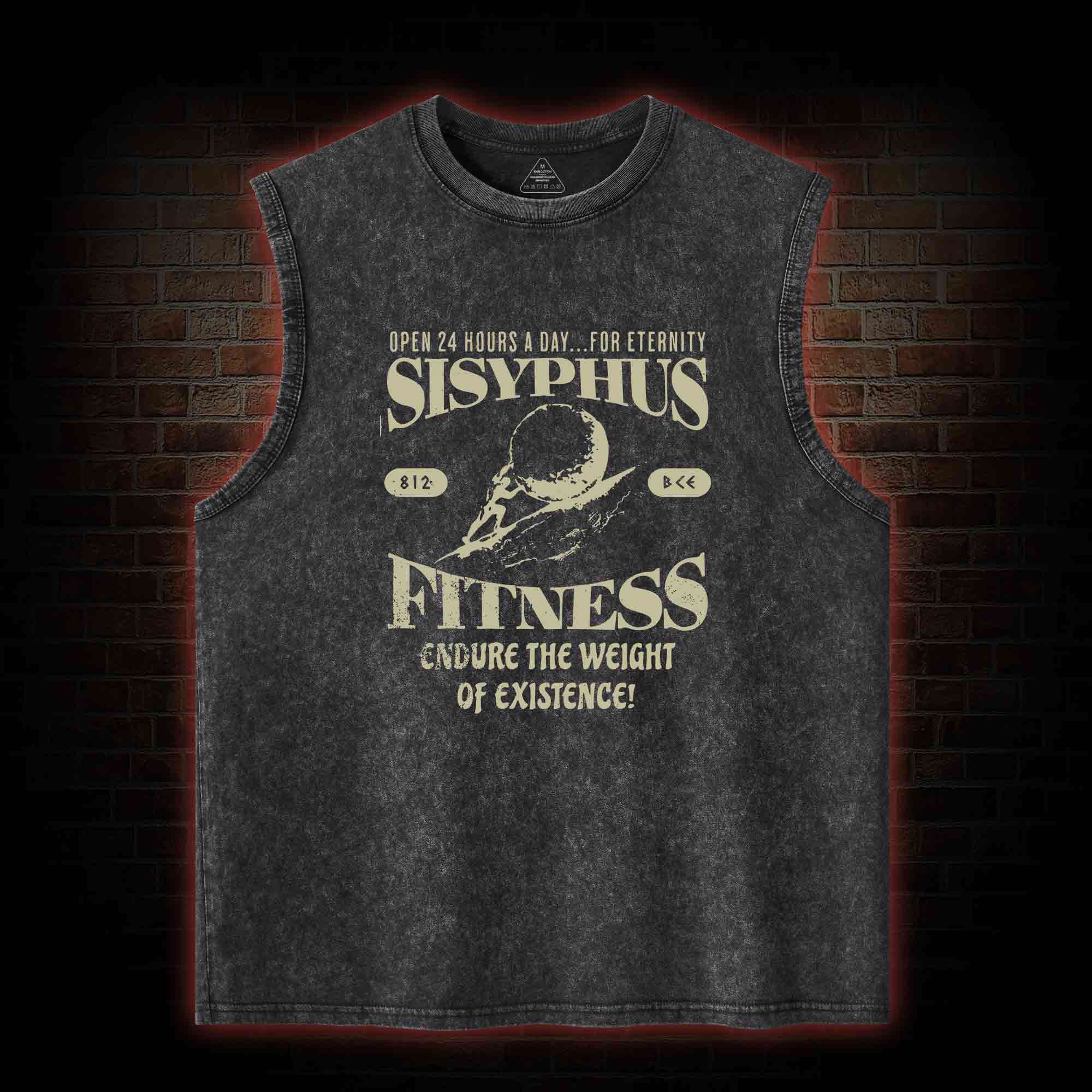 Sisyphus Fitness Washed Tank Top