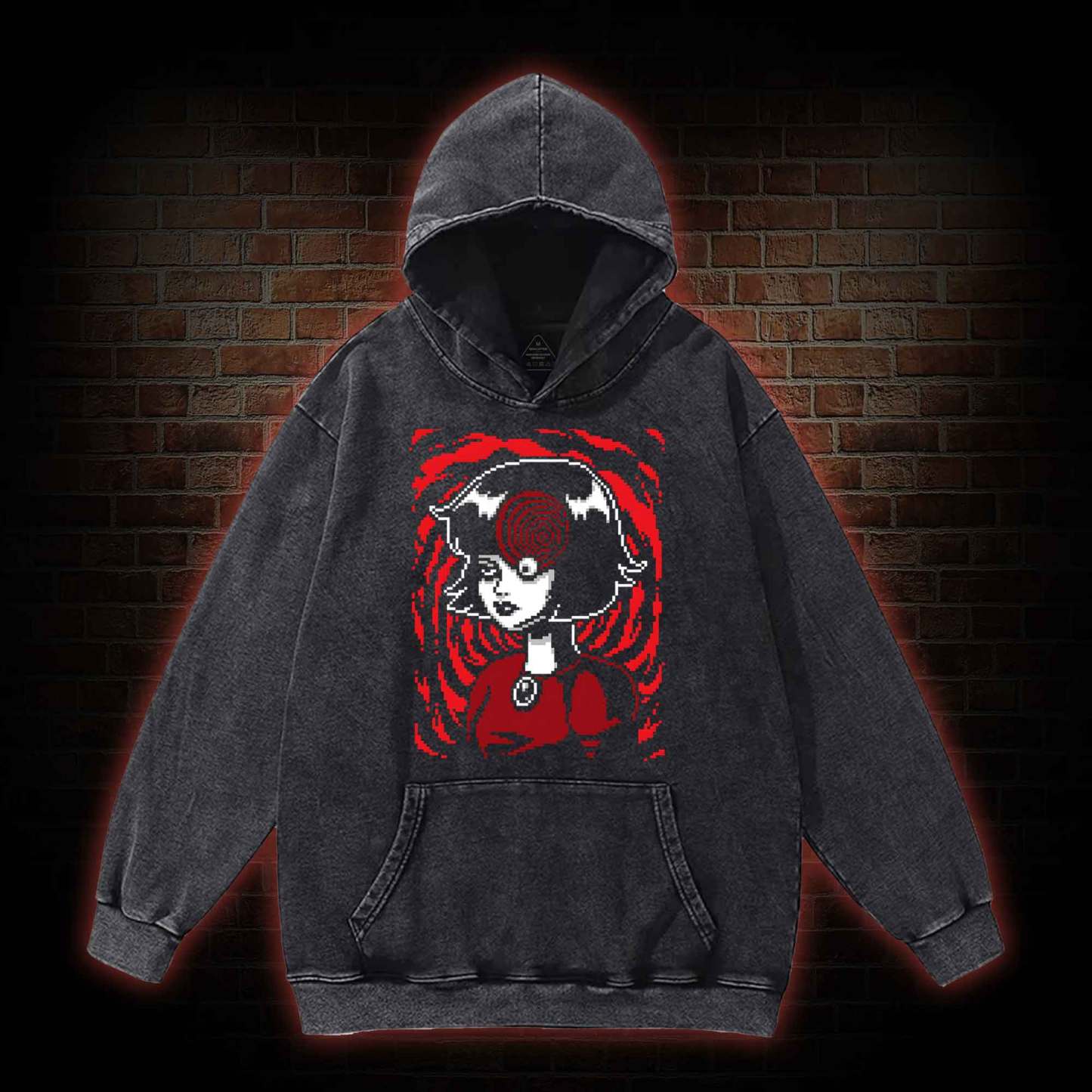 Spiral Curse Washed Hoodie