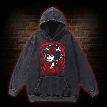 Spiral Curse Washed Hoodie