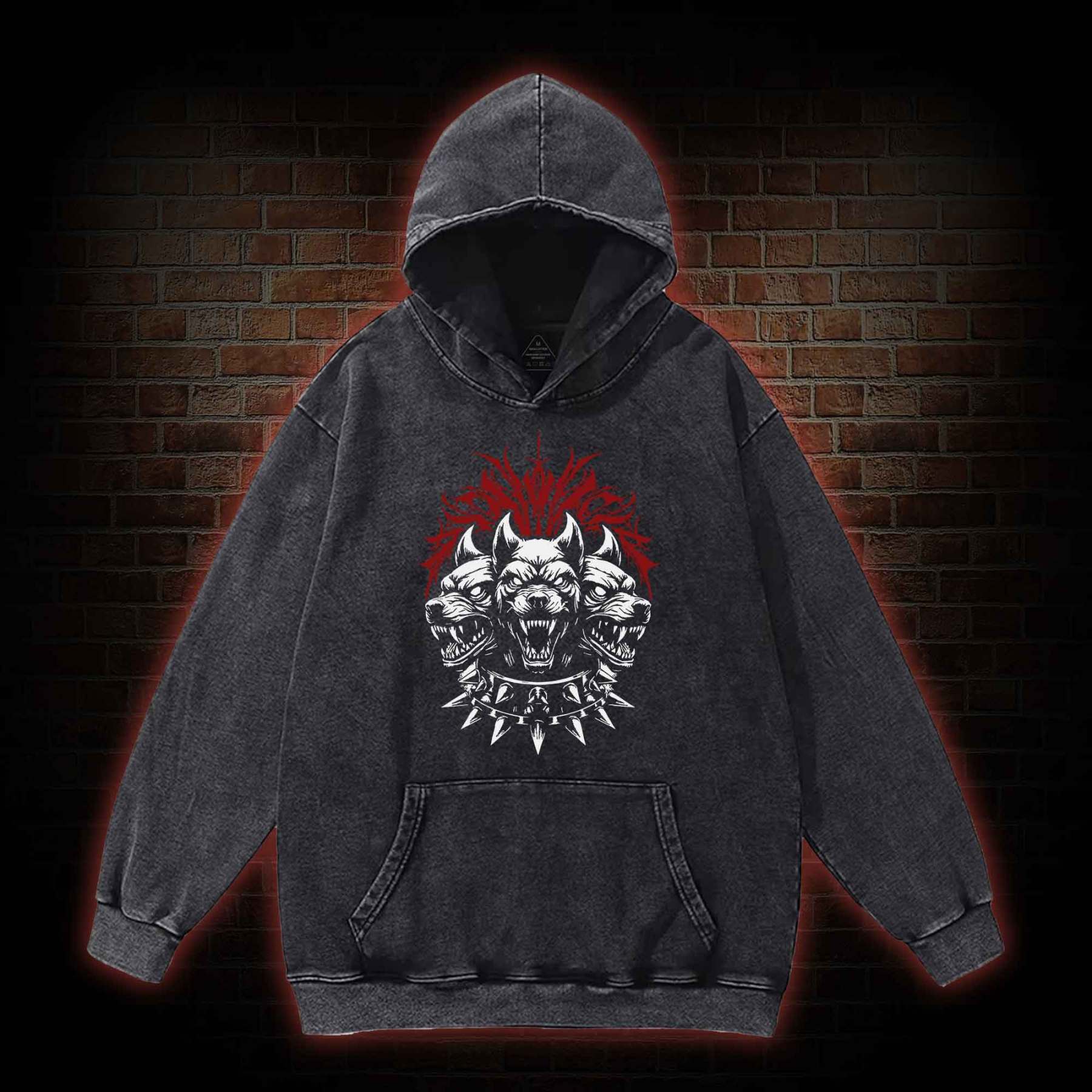 Hellhound Washed Hoodie