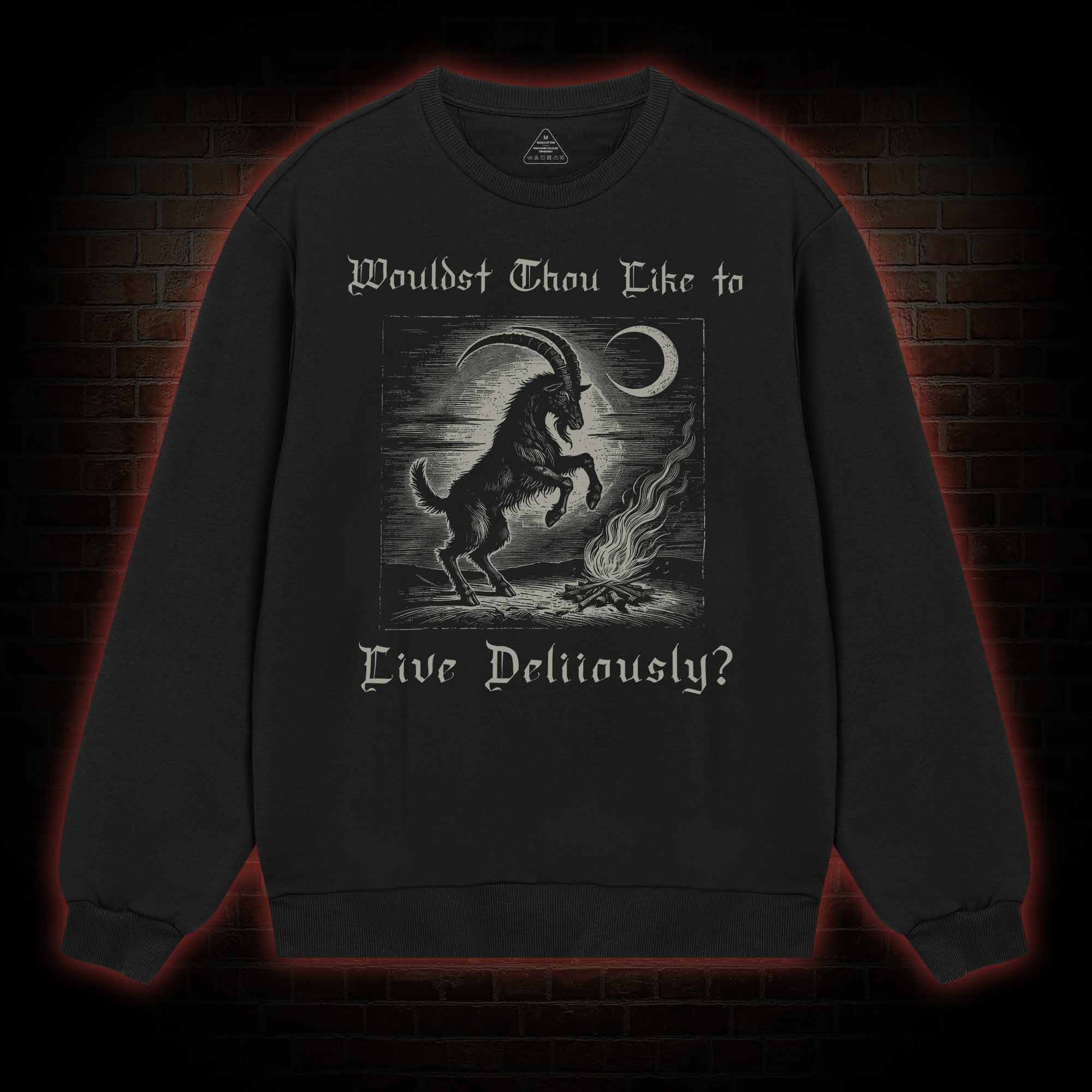 Live Deliciously Occult Sweatshirt