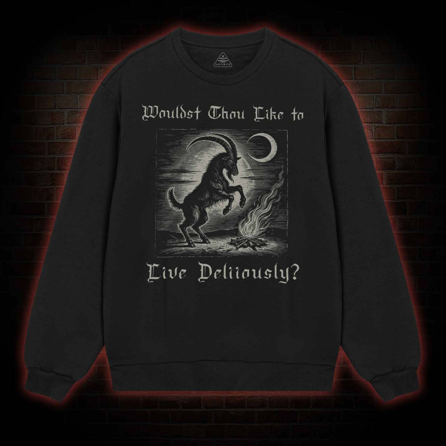 Live Deliciously Occult Sweatshirt