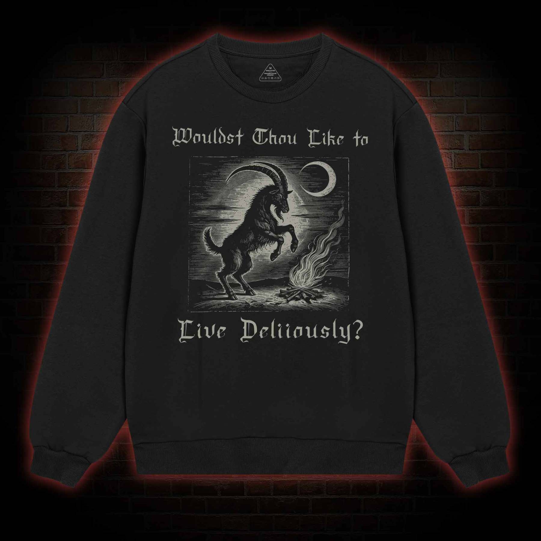 Live Deliciously Occult Sweatshirt