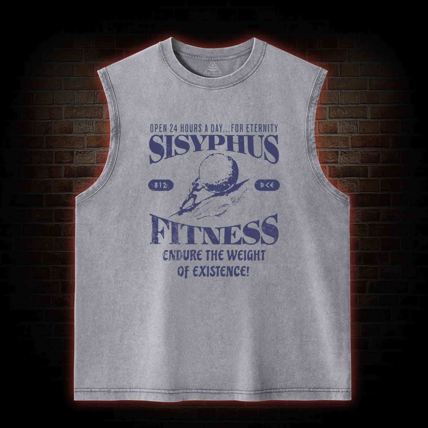 Sisyphus Fitness Washed Tank Top