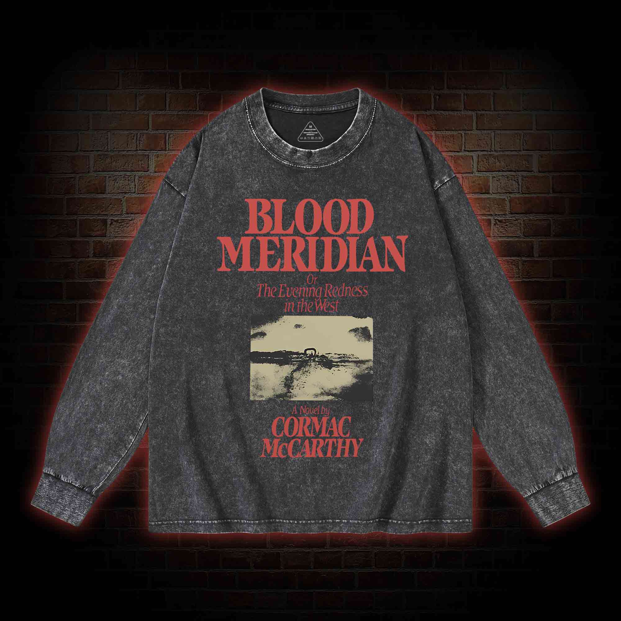 Blood Meridian Retro Washed Long-Sleeve T-shirt