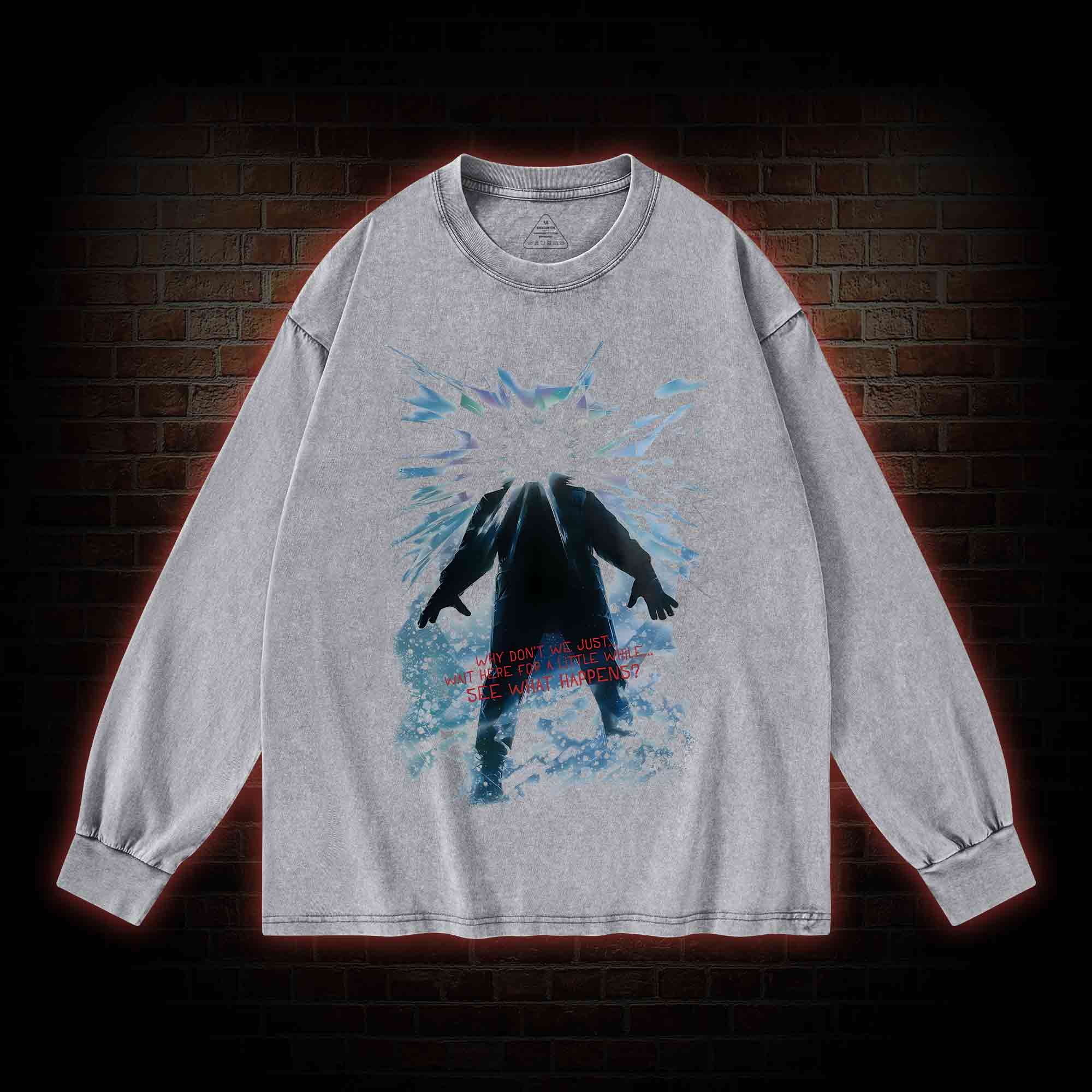 Retro The Thing Washed Long-Sleeve T-shirt