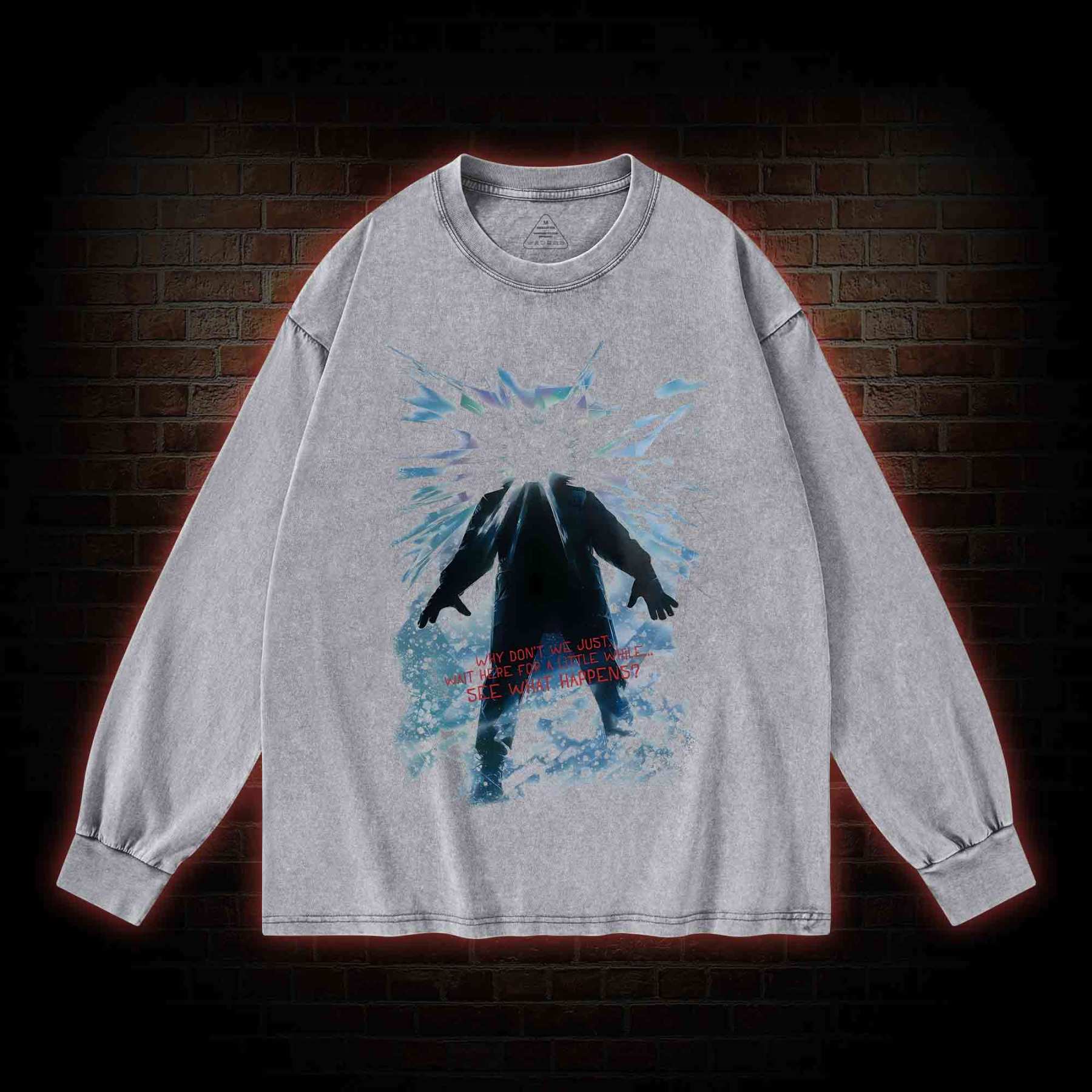 Retro The Thing Washed Long-Sleeve T-shirt