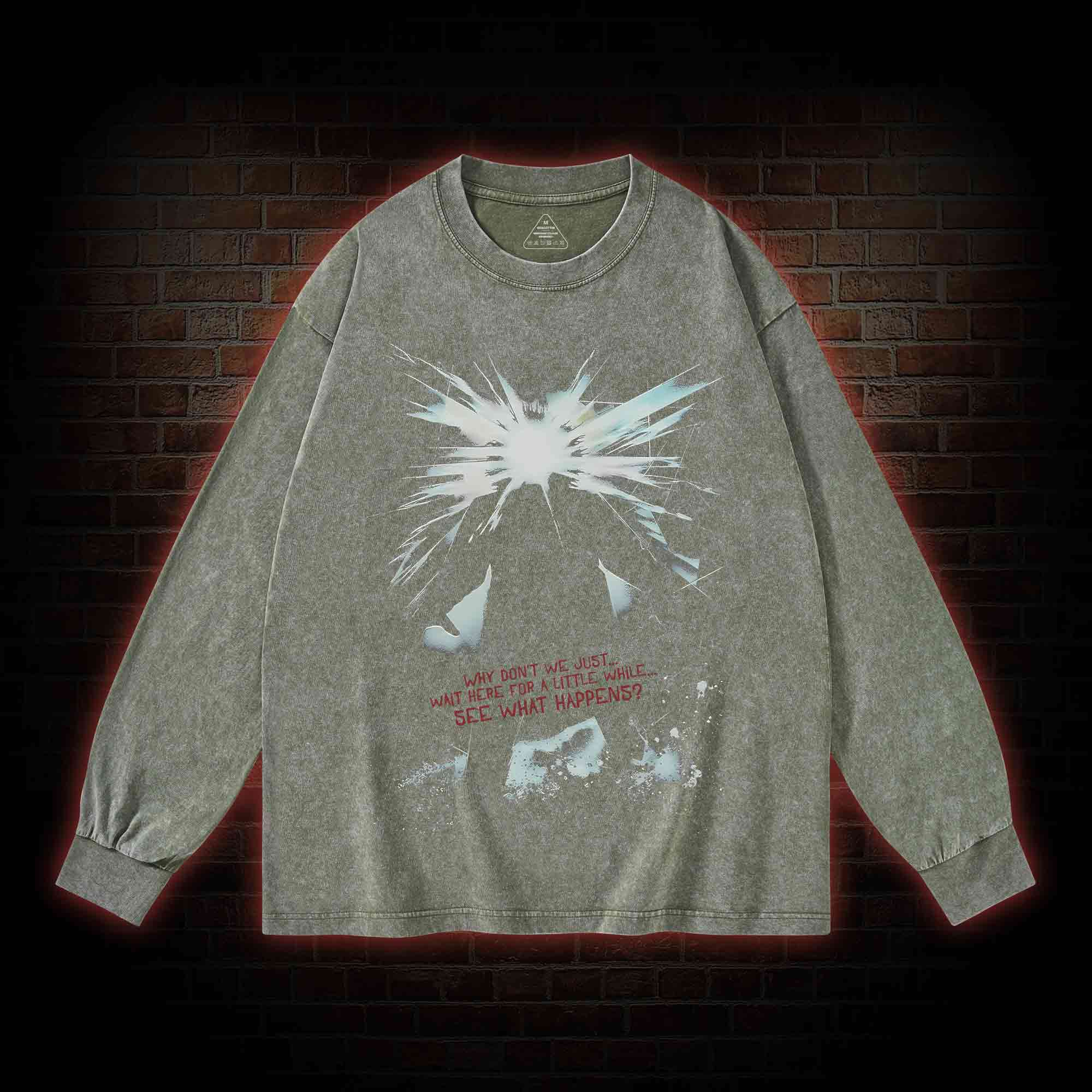 Retro The Thing Washed Long-Sleeve T-shirt