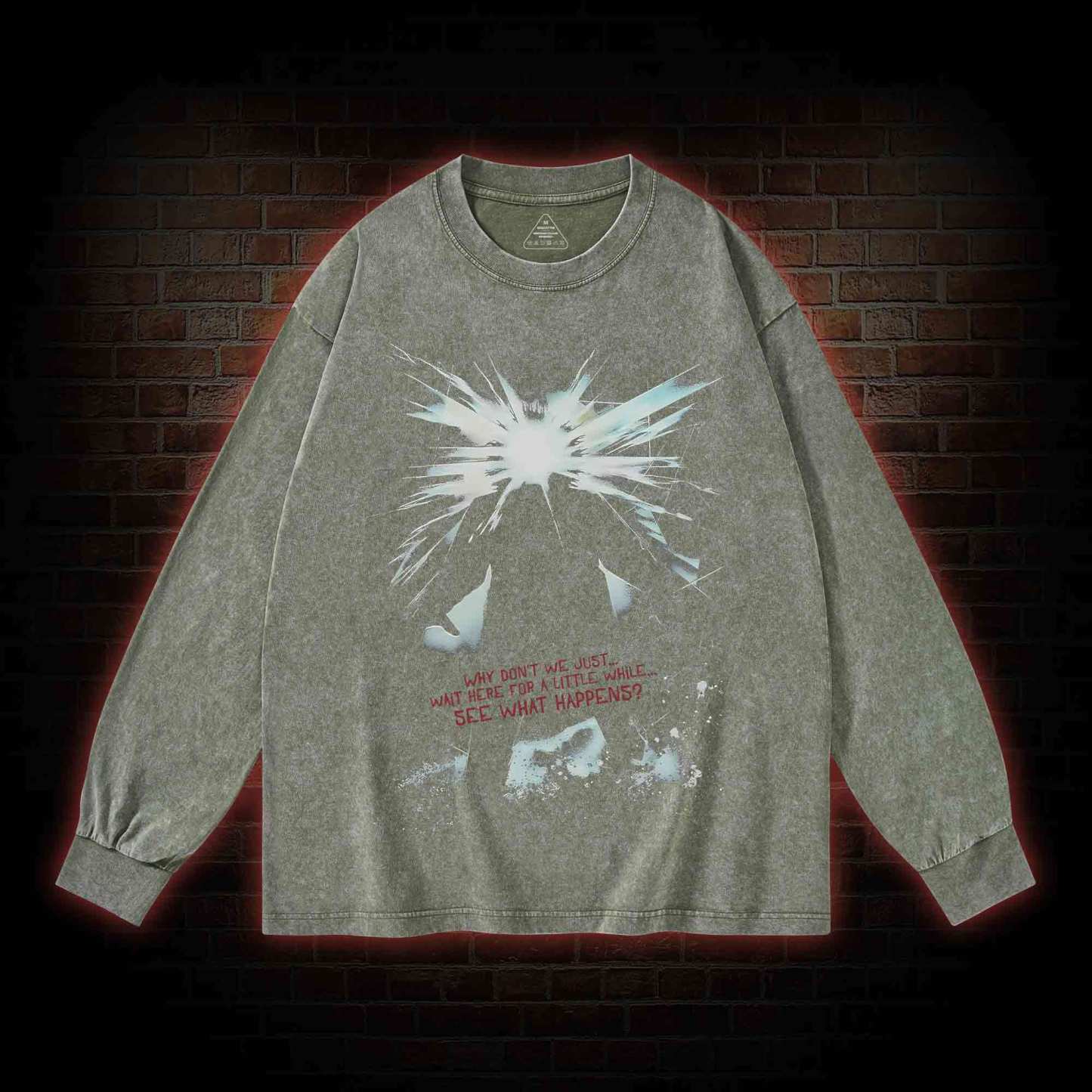Retro The Thing Washed Long-Sleeve T-shirt